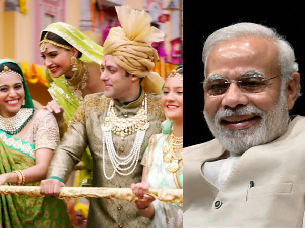 PM Modi video with Salman Khan starrer ‘Prem Ratan Dhan Payo’ PM Modi video with Salman Khan starrer ‘Prem Ratan Dhan Payo’