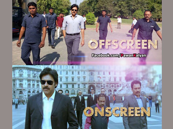 Pawan Kalyan at Sardaar Gabbar Singh Shoot Pawan Kalyan at Sardaar Gabbar Singh Shoot