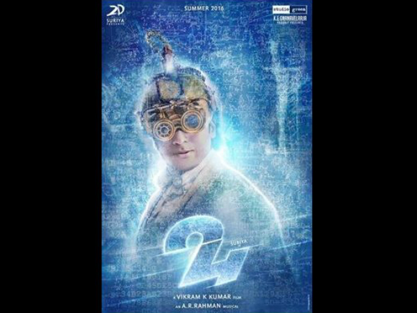 Surya in 24 Movie First look Poster Surya in 24 Movie First look Poster
