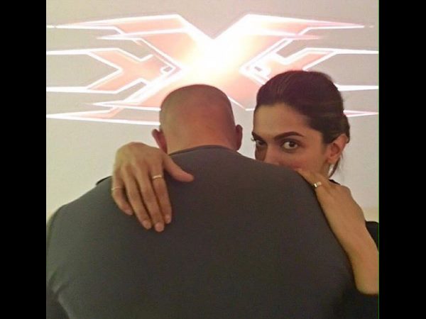 Deepika Padukone spotted with 'Furious 7' star Vin Diesel Deepika Padukone spotted with 'Furious 7' star Vin Diesel