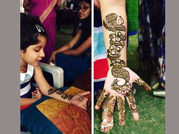 Mahesh Babu Daughter's first Mehendi Mahesh Babu Daughter's first Mehendi