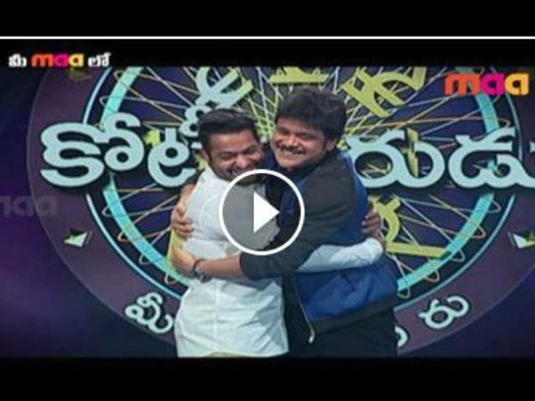 Ntr's Meelo evaru Koteeswarudu programme promo Ntr's Meelo evaru Koteeswarudu programme promo