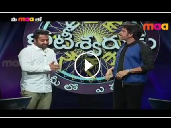 Ntr's Meelo evaru Koteeswarudu programme promo Ntr's Meelo evaru Koteeswarudu programme promo