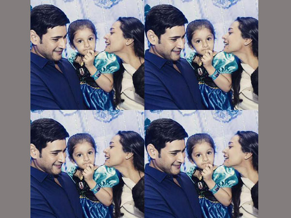 కూతురు సితారతో..