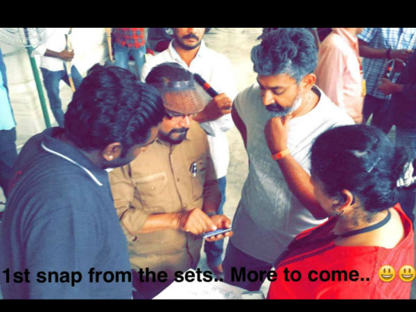 First Snap From Baahubali 2 Sets First Snap From Baahubali 2 Sets