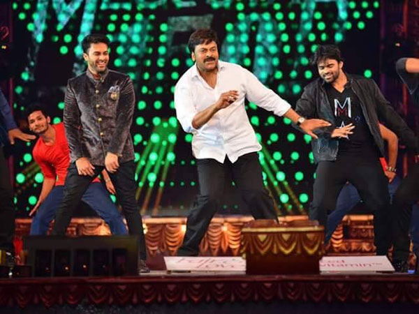 Chiranjeevi rocking Dance At CineMAA Awards 2016 Chiranjeevi rocking Dance At CineMAA Awards 2016