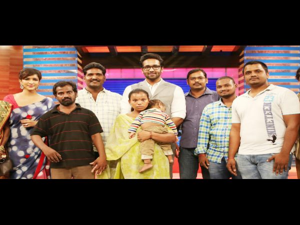 Manchu Vishnu helps journalist family Manchu Vishnu helps journalist family