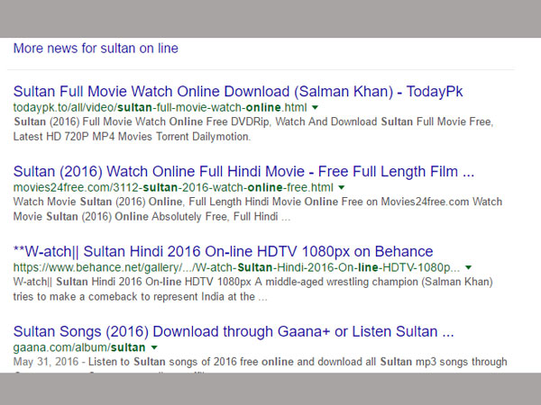 Salman Khan's 'Sultan' leaked online? Salman Khan's 'Sultan' leaked online?