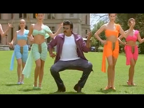 అసలా థాటే సూపర్... 150 లో సునీల్ ఒక్కడే కాదు మెగా హీరోలంతా ఒకే సారి వీణ స్టెప్