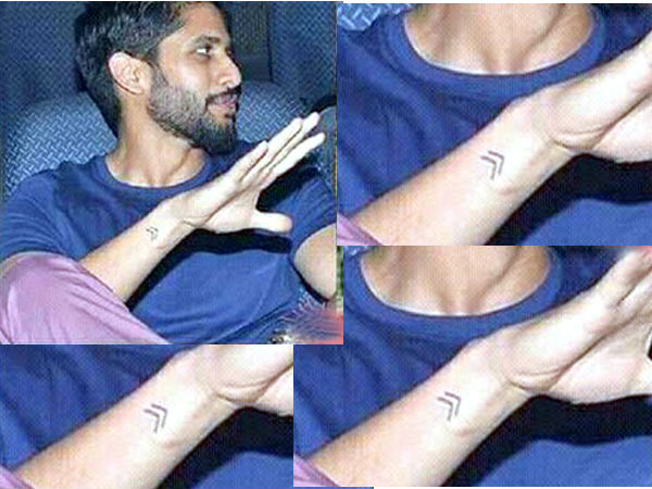 నాగ చైతన్య చేతిపై