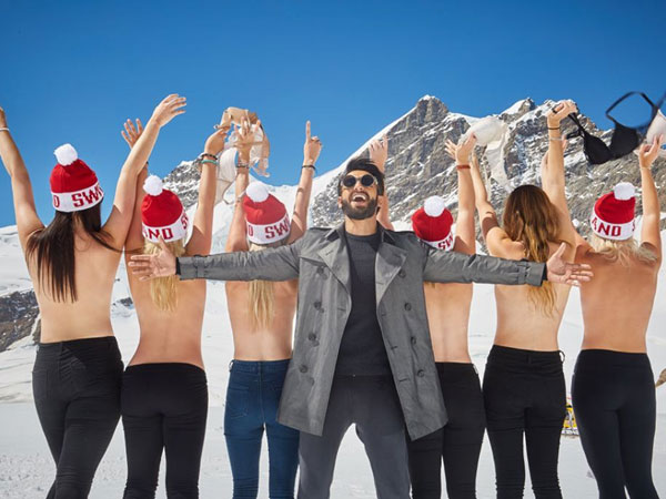 Ranveer Singh & TOPLESS girls go ‘Befikre’ in Switzerland snow Ranveer Singh & TOPLESS girls go ‘Befikre’ in Switzerland snow