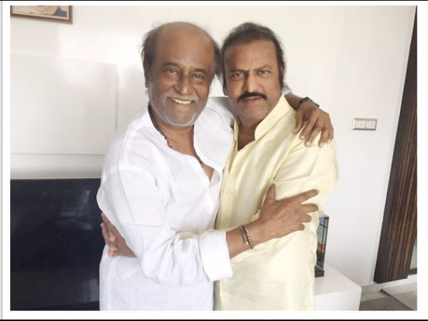 Rajinikanth turns Duryodhana for Mohan Babu Rajinikanth turns Duryodhana for Mohan Babu