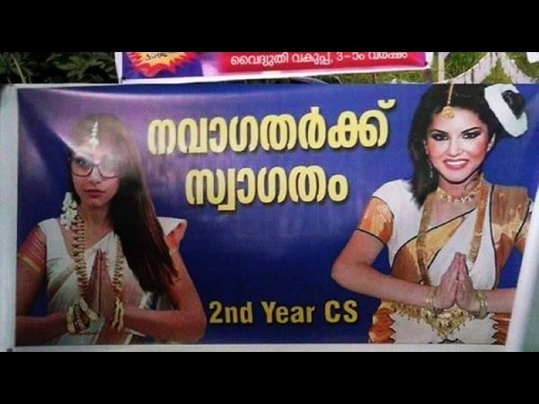 Sunny Leone and Mia Khalifa welcomed freshers to this Kerala college Sunny Leone and Mia Khalifa welcomed freshers to this Kerala college