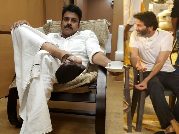 Pawan 's political drama with Trivikram @ 100 crores Pawan 's political drama with Trivikram @ 100 crores
