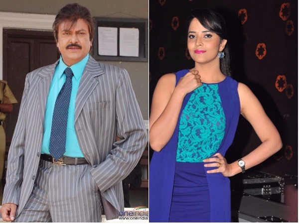 Anasuya in Mohan Babu’s film Anasuya in Mohan Babu’s film