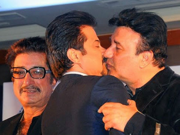 When Anu Malik planted one on Anil Kapoor’s lips When Anu Malik planted one on Anil Kapoor’s lips