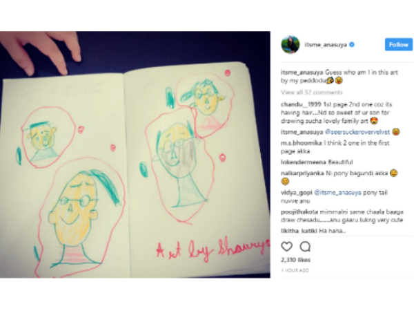 Anchor Anasuya instagram post gone viral Anchor Anasuya instagram post gone viral