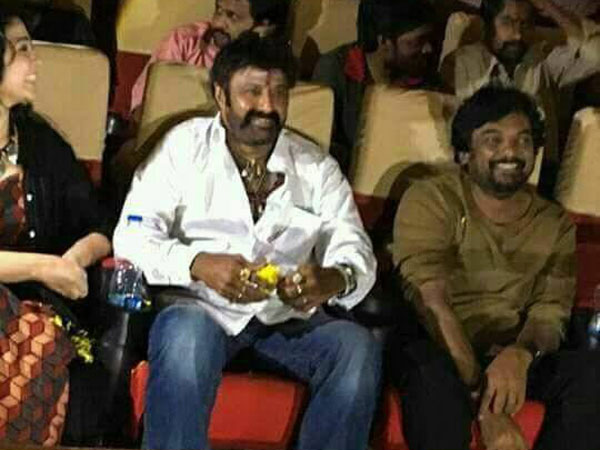 Balakrishna Watched Paisa Vasool At Bramaramba Theater Balakrishna Watched Paisa Vasool At Bramaramba Theater