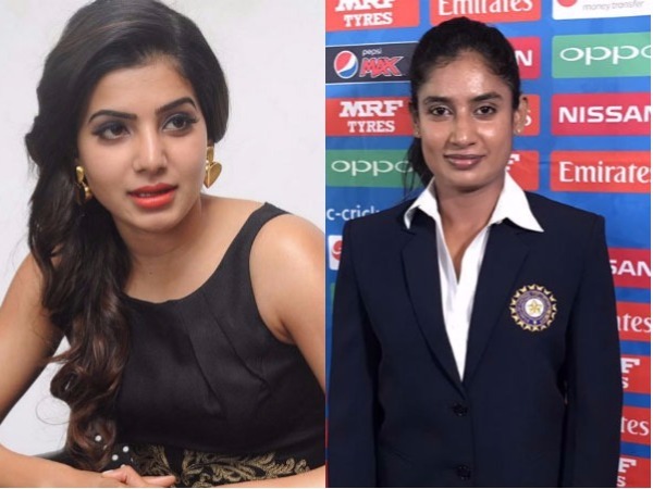 Samantha as Criketer in Mithali Raj Biopic Samantha as Criketer in Mithali Raj Biopic