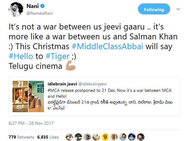 వార్ వార్తలపై హీరో నాని స్పందన