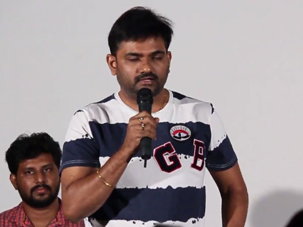 Director maruthi on frank movie poster launching Director maruthi on frank movie poster launching