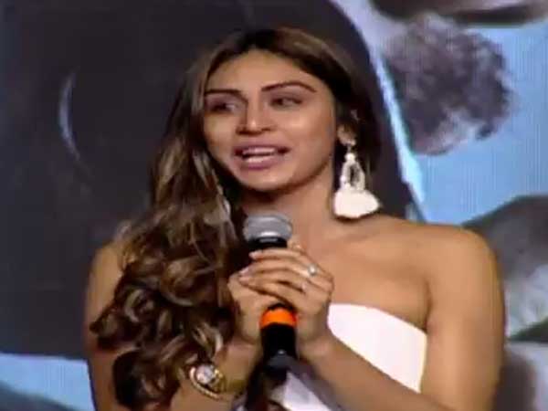 Myra Sareen speech at Officer Pre Release Event Live Myra Sareen speech at Officer Pre Release Event Live