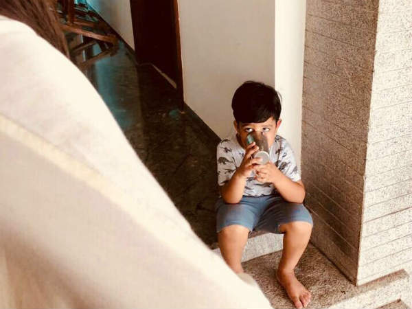 NTR tweets beautiful pic of his son NTR tweets beautiful pic of his son