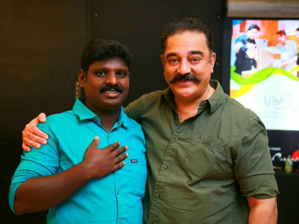 Kamal Haasan met singing sensation Rakesh Unni Kamal Haasan met singing sensation Rakesh Unni