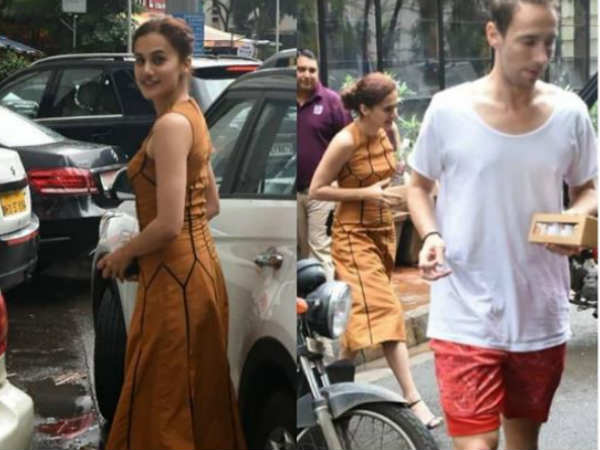 పచ్చని డ్రెస్లో తాప్సీ అందంగా