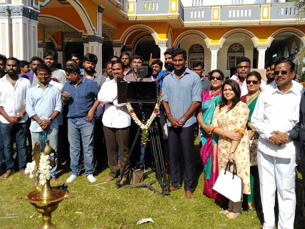 Actor Vishal, Raasi Khanna starrer AYOGYA started Actor Vishal, Raasi Khanna starrer AYOGYA started