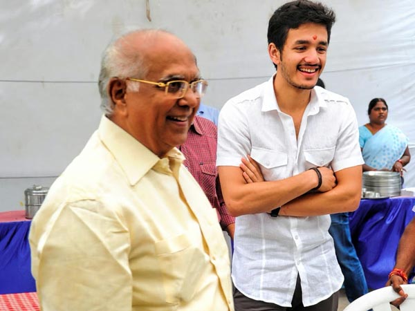 Akhil emotional tweet on ANR birth anniversary Akhil emotional tweet on ANR birth anniversary