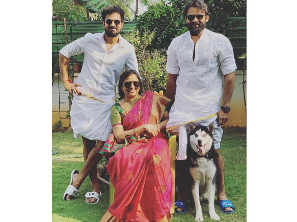 పంచెకట్టుతో సాయి ధరమ్ సోదరులు