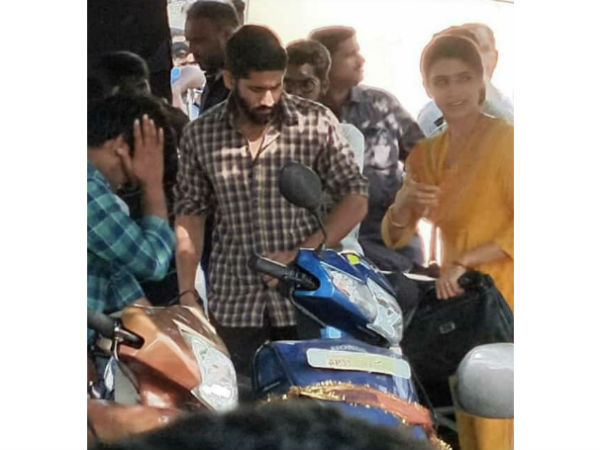 సమంతని హడావిడిగా బైక్లో తీసుకెళ్లిన చైతు.. రైల్వేస్టేషన్లో పరుగులు, ఏం జరిగిందంటే!