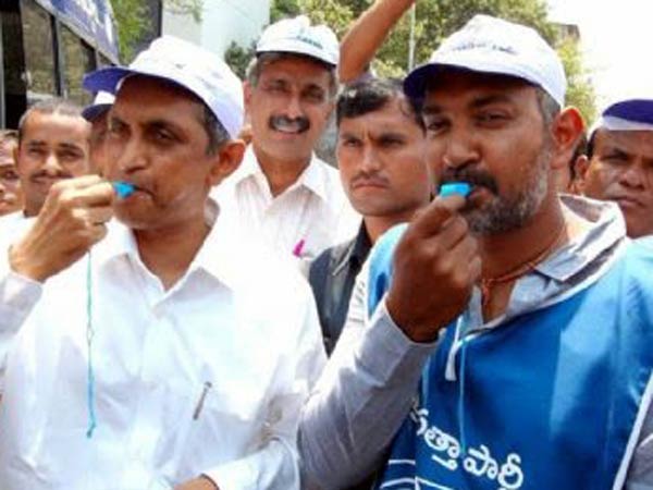 గతంలో లోక్సత్తా పార్టీతో