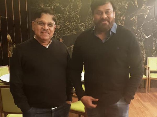 Chiranjeevi and Allu Aravind visits Mahesh Babus AMB cinemas Chiranjeevi and Allu Aravind visits Mahesh Babus AMB cinemas