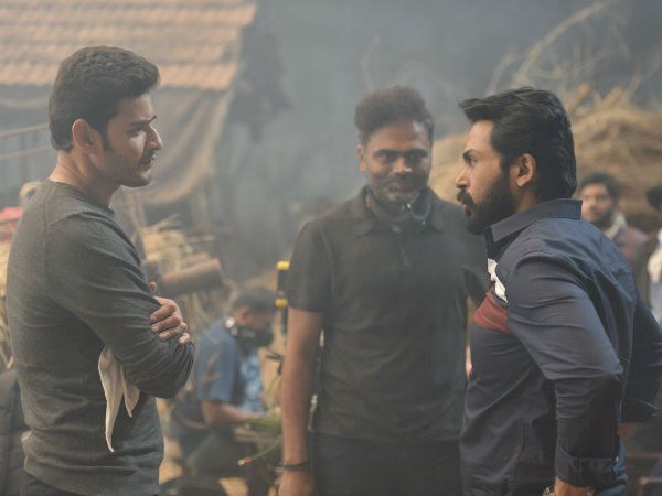 Hero Karthi visits Mahesh Maharshi sets Hero Karthi visits Mahesh Maharshi sets