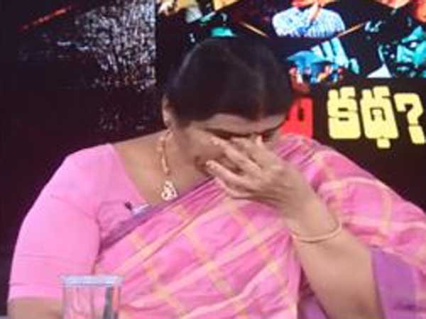 లక్ష్మీ పార్వతి కంటతడి