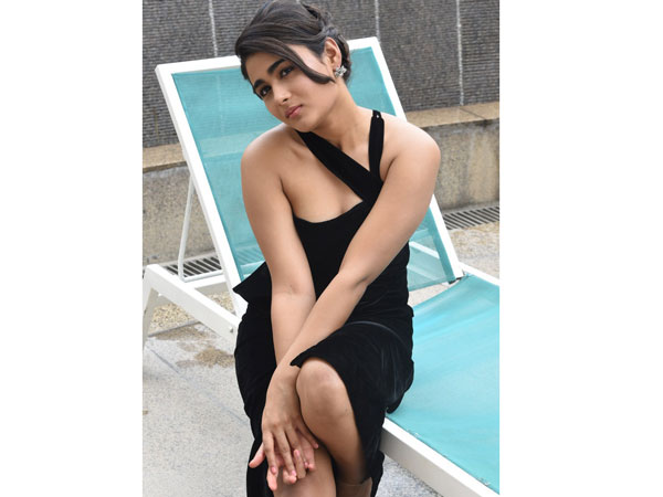 Shalini Pandey looks hot in 118 movie success meet Shalini Pandey looks hot in 118 movie success meet