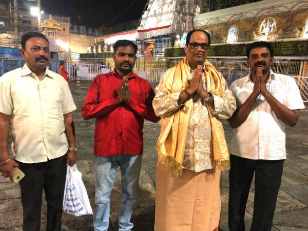 Kethireddy Jagadishwar Reddy Visits Tirumala Kethireddy Jagadishwar Reddy Visits Tirumala