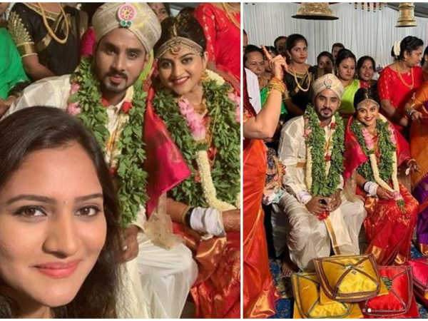 Kannada actor Raksh tied the knot with his girlfriend Anusha Kannada actor Raksh tied the knot with his girlfriend Anusha