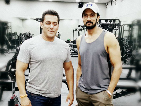 Sudeep Photo with Salman Khan goes viral Sudeep Photo with Salman Khan goes viral