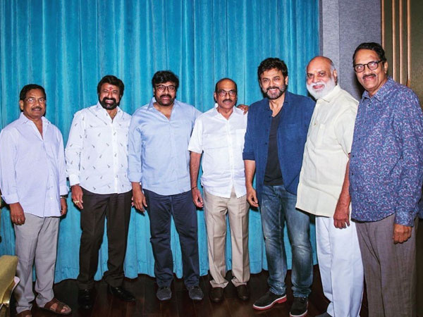 చిరంజీవి, బాలకృష్ణ, వెంకటేష్ హాజరు