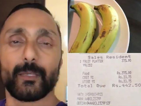 Rahul Bose paid for Rs.442.50 two Bananas Rahul Bose paid for Rs.442.50 two Bananas
