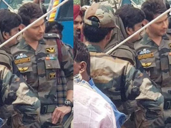 Mahesh Babu Look Leaked from SariLeru Neekevvaru Mahesh Babu Look Leaked from SariLeru Neekevvaru