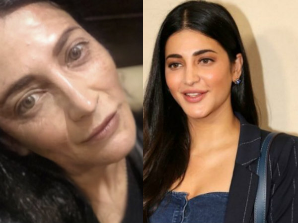 Shruti Haasans Old Filter look goes viral Shruti Haasans Old Filter look goes viral