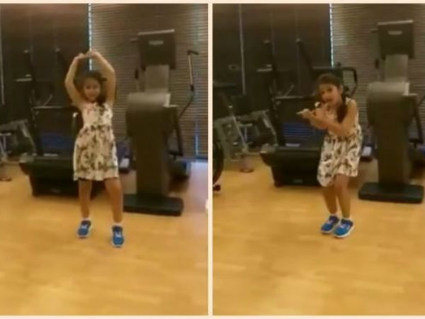 Namrata Shirodkar shered her Daughter Sitaras dancing video Namrata Shirodkar shered her Daughter Sitaras dancing video