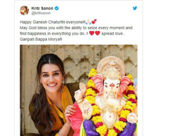 కృతిసనన్ ట్వీట్