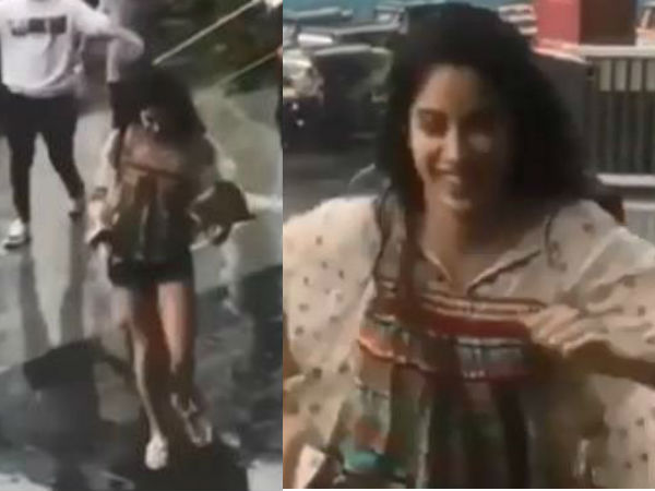 Janhvi Kapoors rain dance pic goes viral Janhvi Kapoors rain dance pic goes viral