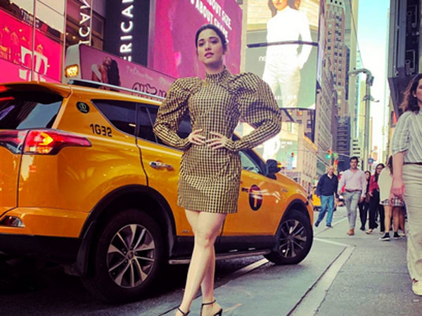 Sye Raa Narasimha Reddy Actress Tamannaah at New York City Sye Raa Narasimha Reddy Actress Tamannaah at New York City