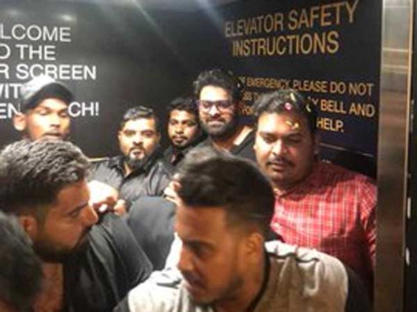 Prabhas Watch Saaho in Mahesh Babus AMB cinemas Prabhas Watch Saaho in Mahesh Babus AMB cinemas